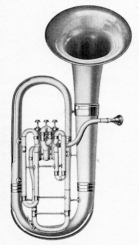 Conn 48I Wonderphone Bell Front Bb Euphonium 1924
