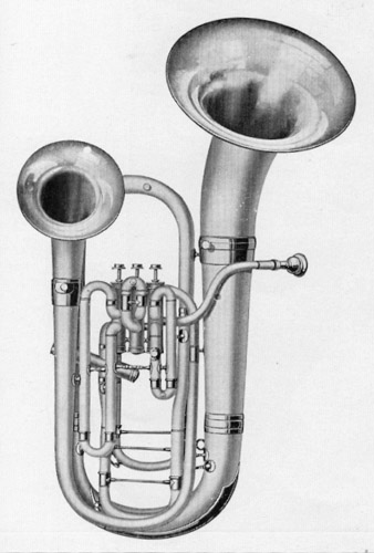 Conn 56I Wonderphone Double Bell Front Bb Euphonium 1924