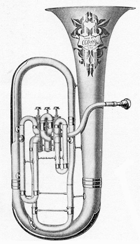 Conn 80I New Wonder Bell Up Bb Euphonium 1926