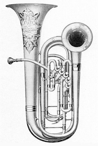 Conn 94I New Wonder Bell Up Bb Euphonium 1926