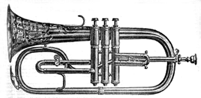 Conn New York Wonder Fluegel Horn 1899