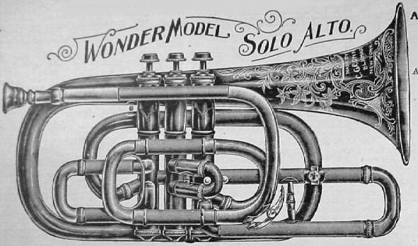 Conn Wonder Solo Eb Alto Horn 1902