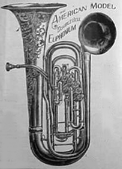 Conn American Double Bell Bb Euphonium 1902