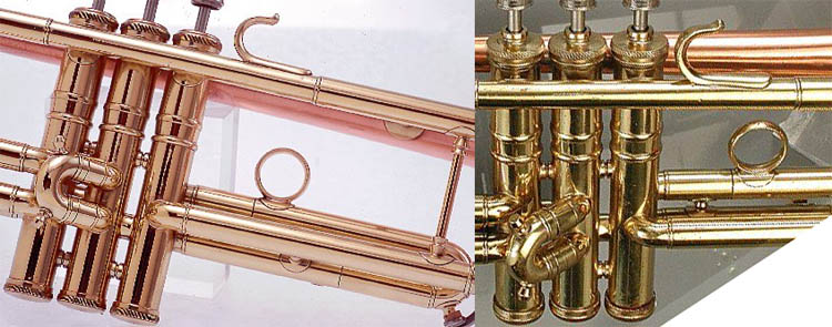 Brass, relacquer (left), original (right)
